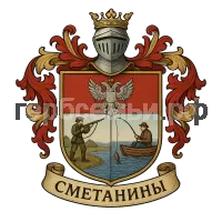 Герб семьи Сметанины