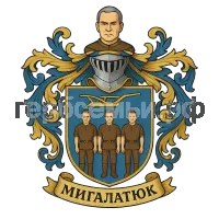 Герб семьи Мигалатюк