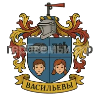 Герб семьи Васильевы