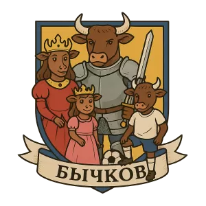 Герб семьи Бычков