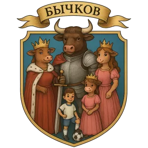 Герб семьи Бычков