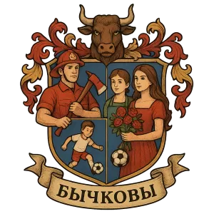 Герб семьи Бычков