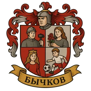 Герб семьи Бычков