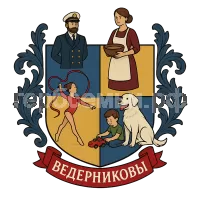 Герб семьи Ведерников