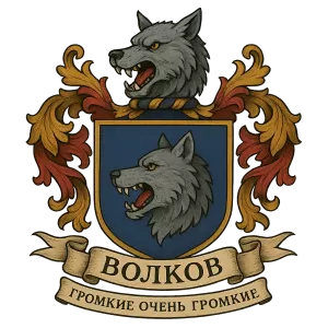 Гербы семьи Волков