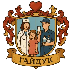 Герб семьи Гайдук