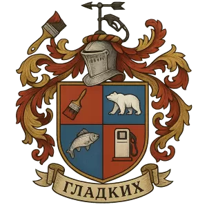 Герб семьи Гладких