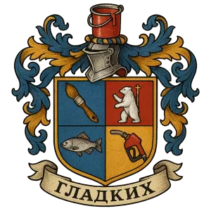 Герб семьи Гладких