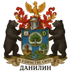 Герб семьи Данилин