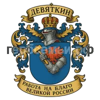 Герб семьи Девяткин