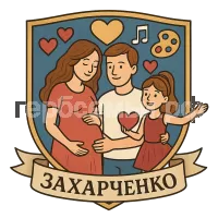 Герб семьи Захарченко