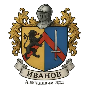 Герб семьи Иванов