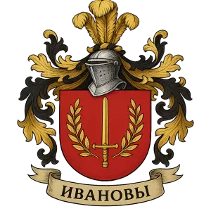 Герб семьи Иванов