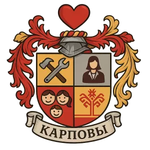 Герб семьи Карпов