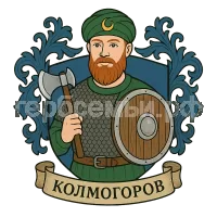 Герб семьи Колмогоров