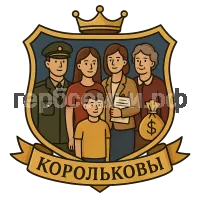 Герб семьи Корольков