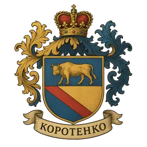 Герб семьи Коротенко