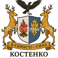 Герб семьи Костенко