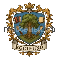 Герб семьи Костенко