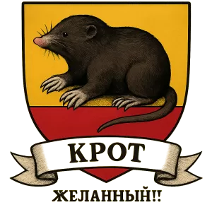 Герб семьи Крот