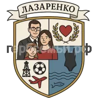 Герб семьи Лазаренко