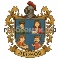 Герб семьи Леонов