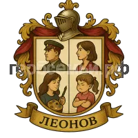 Гербы семьи Леонов