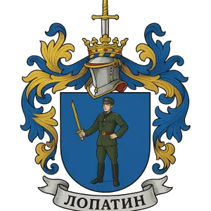 Герб семьи Лопатин