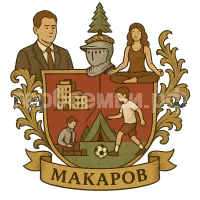 Герб семьи Макаров