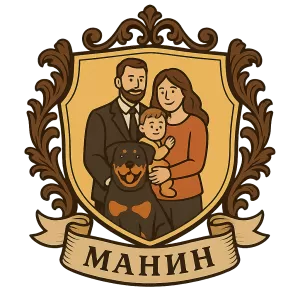 Герб семьи Манин