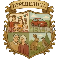 Герб семьи Перепелица