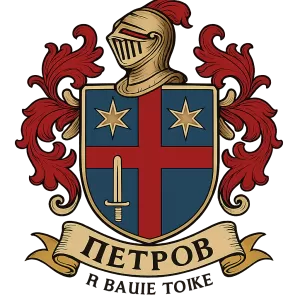Герб семьи Петров