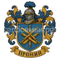 Гербы семьи Пронин